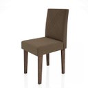 Ver imagem 4 de Conjunto Mesa Isabela 6 Cadeiras Taj Mahal Espresso Móveis