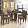 Conjunto Mesa Isabela 6 Cadeiras Taj Mahal Espresso Móveis - 1