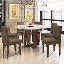 Ver imagem 1 de Conjunto Mesa Isabela 6 Cadeiras Taj Mahal Espresso Móveis