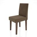 Ver imagem 4 de Conjunto Mesa Isabela 6 Cadeiras Taj Mahal Espresso Móveis