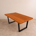 Ver imagem 2 de Mesa Industrial Lanna Madeira Maciça com Ferragem Preta 1,80m