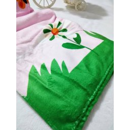 Manta Baby Confort Microfibra Estampada 90cm X 1,20m Flores - 2