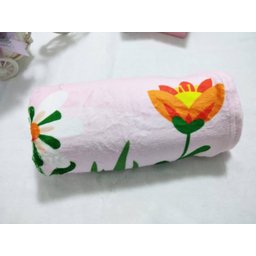 Manta Baby Confort Microfibra Estampada 90cm X 1,20m Flores - 4