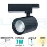 Kit Trilho Eletrificado 1,5M + 4 Spots LED 7W Preto Bq 3000K - 2