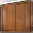Ver imagem 2 de Guarda Roupa Casal 2 Portas de Correr 6 Gavetas Versale 241 cm Cinamomo Zanz
