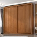 Ver imagem 7 de Guarda Roupa Casal 2 Portas de Correr 6 Gavetas Versale 241 cm Cinamomo Zanz