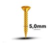 Parafuso Chip 5x60 Cabeça Chata Chave Phillips 500pcs - 2