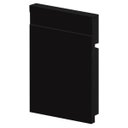 Ver imagem 1 de Rodapé Poliestireno 15cm Liso Preto 50015pt Arquitech