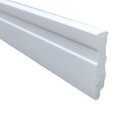 Ver imagem 1 de Rodapé Poliestireno 5cm Frisado 51005 Arquitech 2,4 Metros