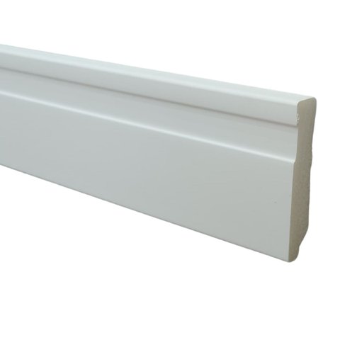 Rodapé Poliestireno 7cm Frisado 51007 Arquitech 2,4 Metros