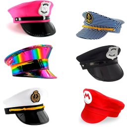 Chapéu Boina Quepe Temático Fantasia Carnaval Marinheiro - 3 Chapéu Boina Quepe Temático Fantasia Carnaval Marinheiro - 3