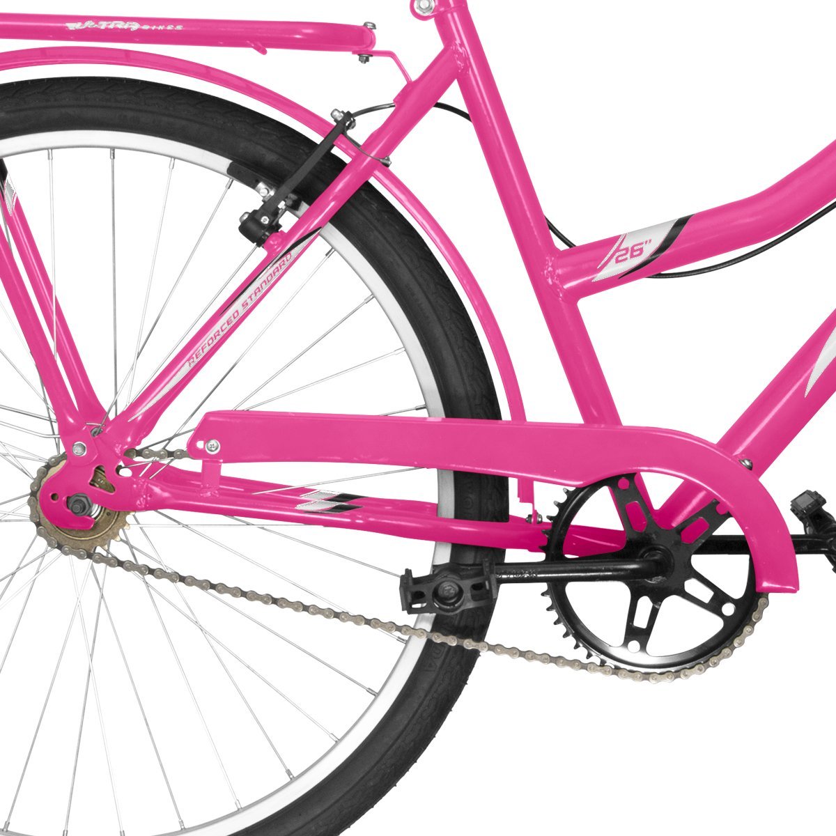 26 Rosa Bicicleta Aro 26 Ultra Bikes Summer Rosa | MadeiraMadeira