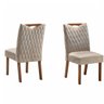 Conjunto Sala de Jantar Mesa 6 Cadeiras Grécia Chanfro Premium Lj Móveis - 7