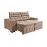Sofá Retratil Reclinável Pillow 1,90 Veludo Castor - 2