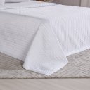 Ver imagem 6 de Kit Colcha Casal Satinatta Cetim Toque Pele de Pessego 220x240cm Branco