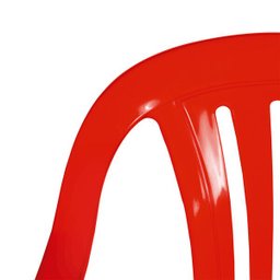 Poltrona Plástica Mor Vermelha - 6