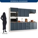 Ver imagem 4 de Cozinha Completa Modulada Americana 5 Peças 11 Portas 2 Gavetas com Balcão para Pia Unna