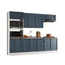 Ver imagem 2 de Cozinha Completa Modulada Americana 5 Peças 11 Portas 2 Gavetas com Balcão para Pia Unna