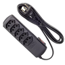 Filtro de Linha 5 Tomadas Tripolar 10a 1 M Preto Force Line - 1
