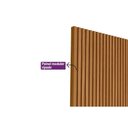 Ver imagem 4 de Painel P/ Lavabo até 75 Pol Modular 1.8 Ripado 180x250cm Nature Fosco - Linea Brasil