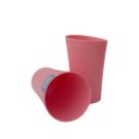 Ver imagem 2 de Kit 06 Copos Plastico Duro Resistente Bebidas 400Ml Rosa