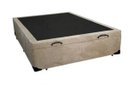 Ver imagem 1 de Cama Box Baú Casal Reforçada 138x188 Suede Bege