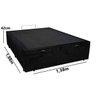 Cama Box Baú Casal Reforçada 138x188 Suede Preto - 2