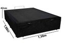 Ver imagem 2 de Cama Box Baú Casal Reforçada 138x188 Suede Preto
