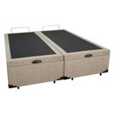 Ver imagem 1 de Cama Box Baú King Reforçada 193x203 Suede Bege