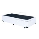 Ver imagem 1 de Cama Box Baú Reforçada Solteiro 88x188 Corino Branco