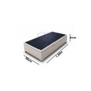 Ver imagem 2 de Cama Box Baú Reforçada Solteiro 88x188 Corino Bege