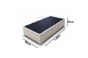 Ver imagem 2 de Cama Box Baú Reforçada Solteiro 88x188 Corino Bege