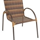 Ver imagem 5 de Conjunto de Mesa com 3 Cadeiras Solano Pop Marrom/Carvalho