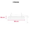 Ver imagem 4 de Varal Teto Aço Carbono Suporta até 10kg e Oferece 5,5 Metros para Secagem de Roupas - VTB9056 - Bras