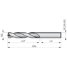 Broca Force X 5×d Med 0.1563 Inch Din 6537l R454 - 5