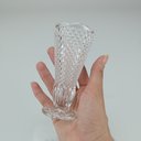 Ver imagem 3 de Vaso Decorativo de Vidro Transparente 11x6x6cm Enfeite Sala Mesa Estante Flores