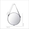 Espelho Suspenso com Alça Design 60 cm - 4