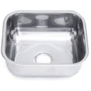 Ver imagem 1 de Cuba Retangular Funda Aço Inox 430 para Pia 40x34x14 cm