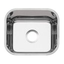 Ver imagem 3 de Cuba Retangular Funda Aço Inox 430 para Pia 40x34x14 cm