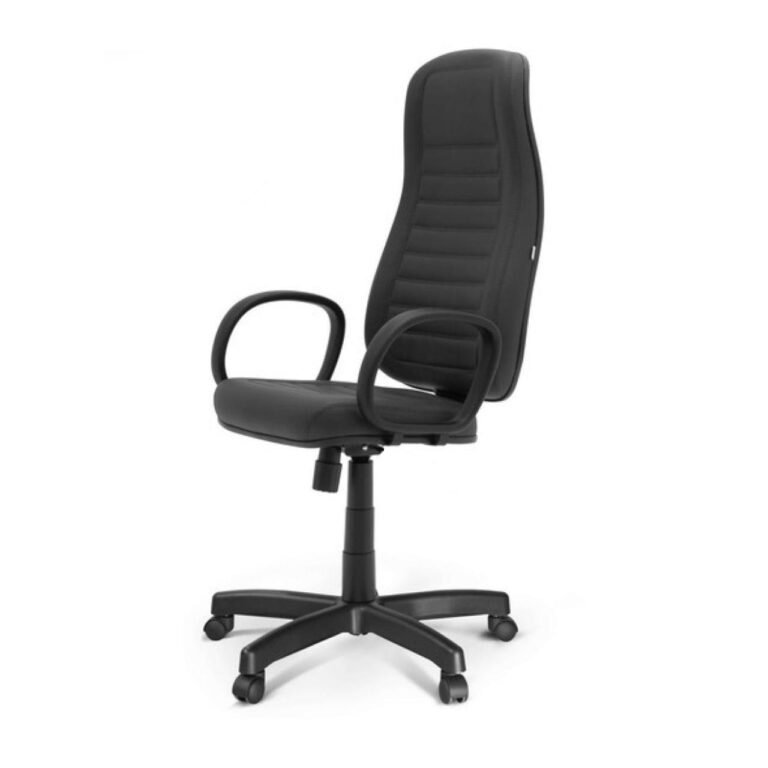 Cadeira Escritório Presidente ALTA c/ BRAÇO CORSA – COR PRETO -MARTIFLEX – 32958 - 1