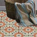 Ver imagem 3 de Adesivo Piso Ladrilho Floral Marroquino Lavável Antiderrapante