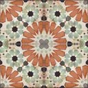 Ver imagem 2 de Adesivo Piso Ladrilho Floral Marroquino Lavável Antiderrapante