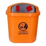 Lixeira para Coleta Seletiva de 40 L C-suporte para Descarte - 1