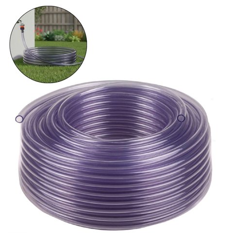 Mangueira Cristal Flexível em Pvc Transparente 5/8" X 1,5mm Uso em Indústria Agricultura Doméstico o