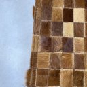 Ver imagem 4 de Tapete Couro Castanho 2,00x2,50 sem Bordas Peça 3x5cm