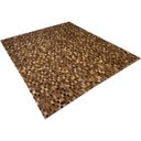 Ver imagem 2 de Tapete Couro Castanho 2,00x2,50 sem Bordas Peça 3x5cm