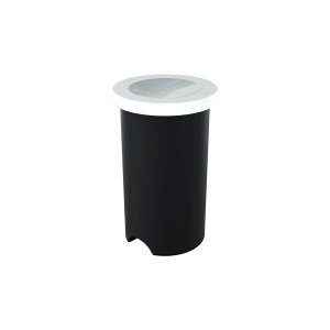 Luminária LED Embutido e Balizador de Solo Prova D'Água 1W:Redondo