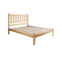 Ver imagem 2 de Cama Casal Rústica Madeira Maciça Jasmim Amarelo/Cera Mel