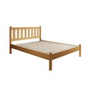 Ver imagem 2 de Cama Casal Rústica Madeira Maciça Jasmim Amarelo/Cera Mel