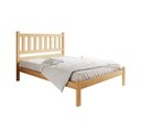 Ver imagem 6 de Cama Casal Rústica Madeira Maciça Jasmim Amarelo/Cera Mel